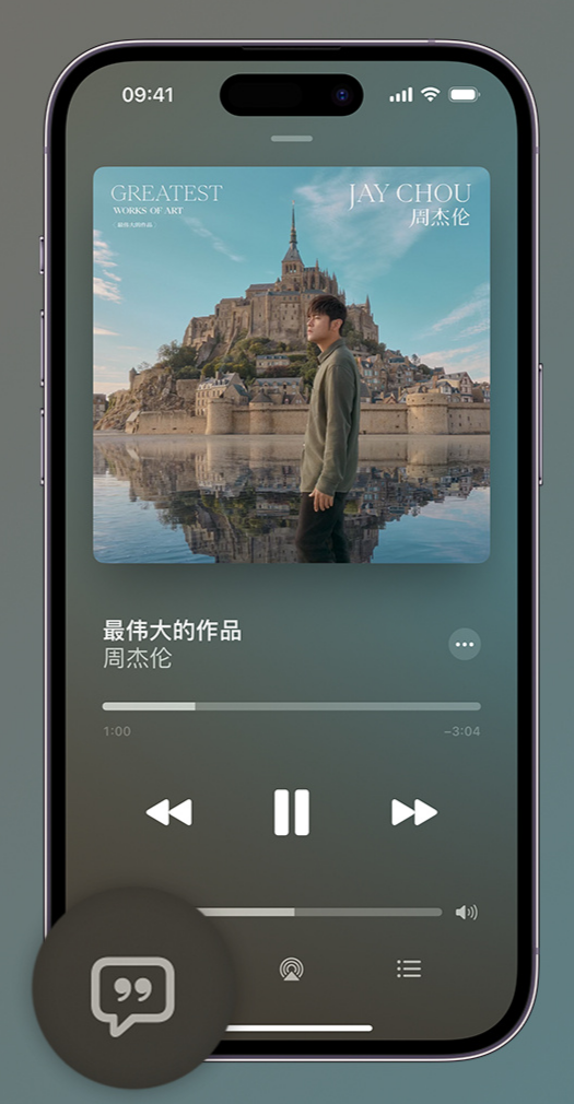 岫岩iphone维修分享如何在iPhone上使用Apple Music全新唱歌功能 